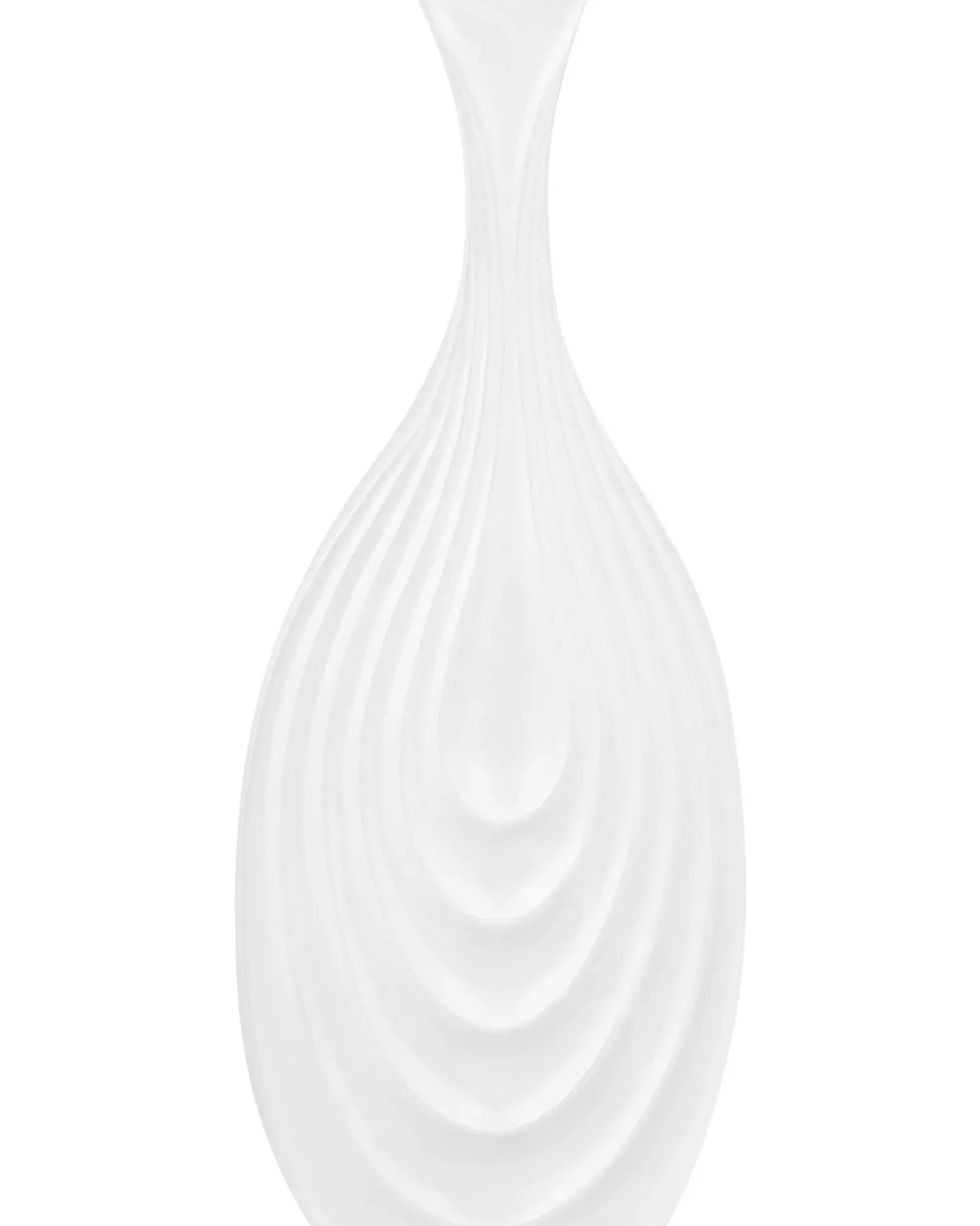 Sale Beliani Vaso decorativo THAPSUS Ceramica 39 cm Bianco