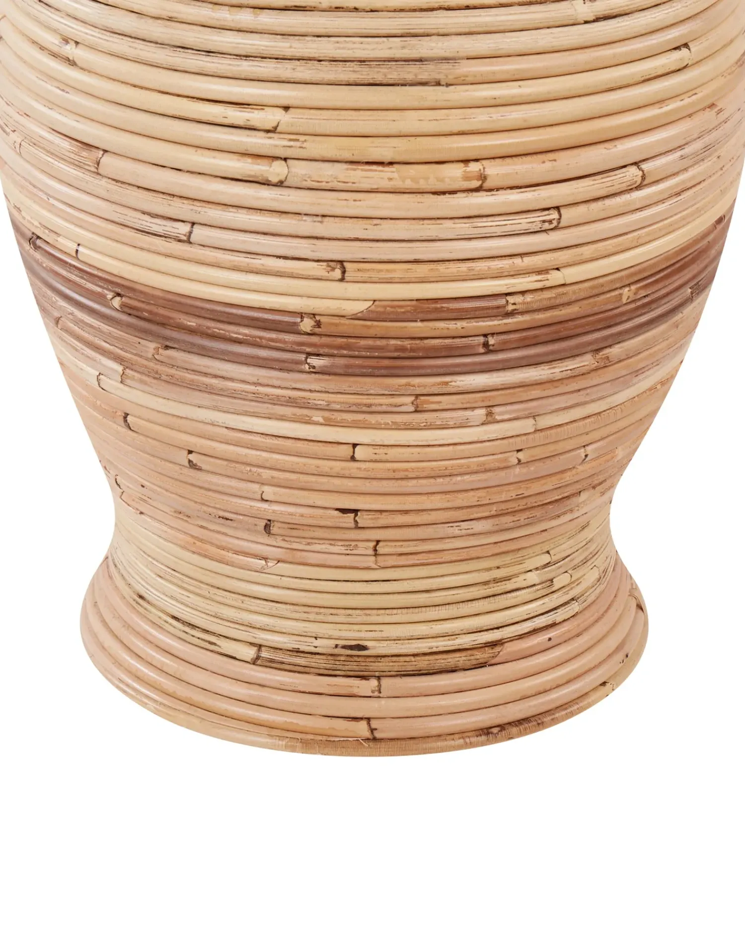 Outlet Beliani Vaso decorativo TRINISA Rattan Naturale