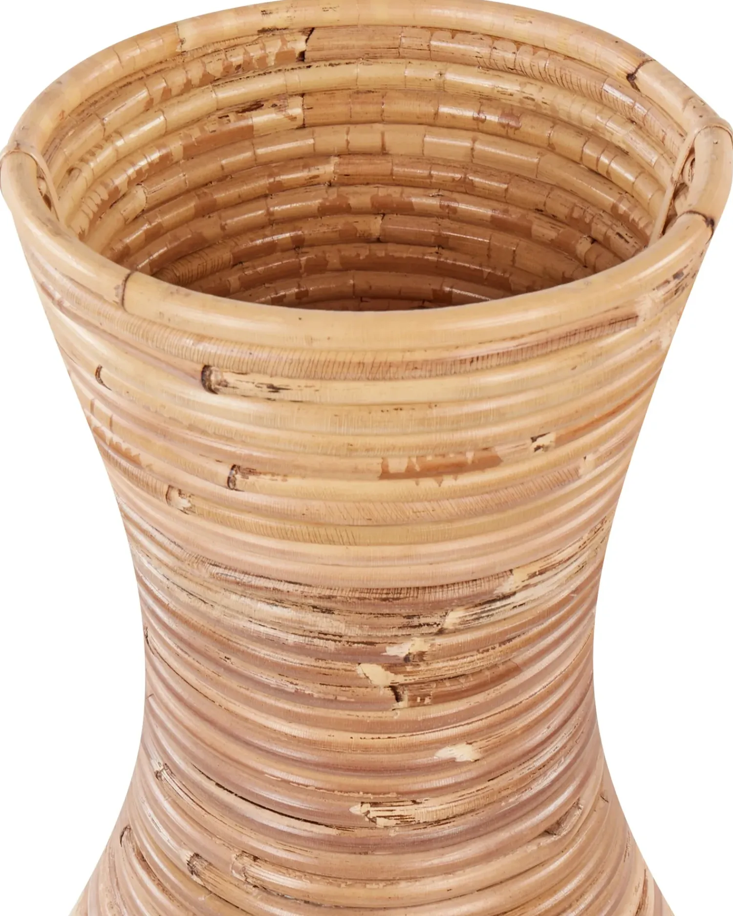 Outlet Beliani Vaso decorativo TRINISA Rattan Naturale