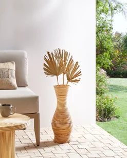 Sale Beliani Vaso decorativo TRINISA Rattan Naturale