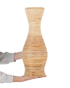 Sale Beliani Vaso decorativo TRINISA Rattan Naturale