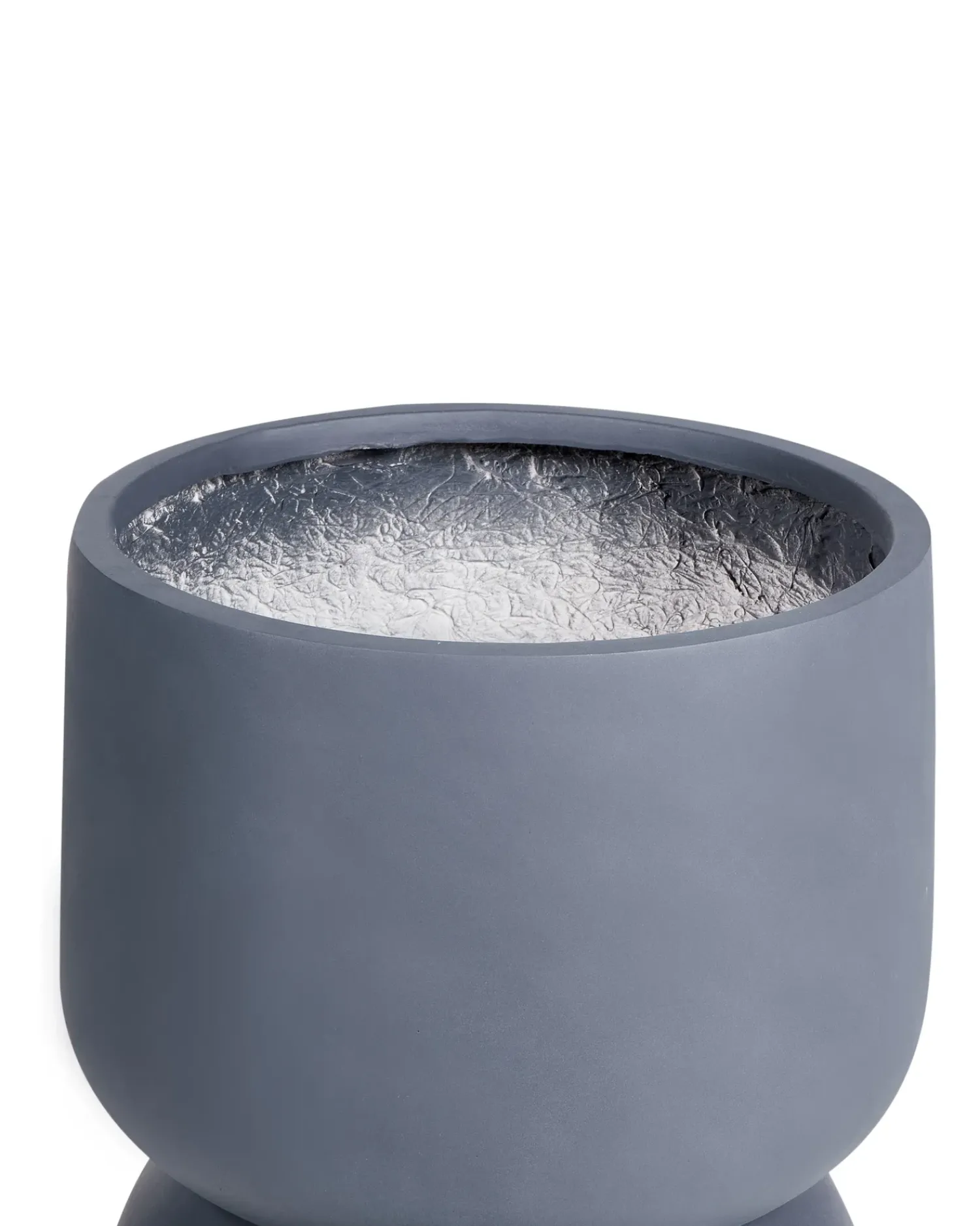 Best Beliani Vaso per piante ARAUCARIA 42 cm Grigio