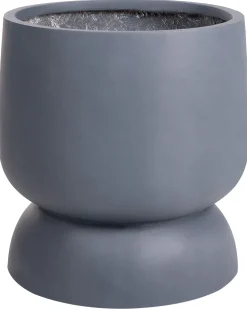 Best Beliani Vaso per piante ARAUCARIA 42 cm Grigio