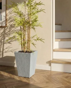 Hot Beliani Vaso per piante BAIHE 42 cm Grigio