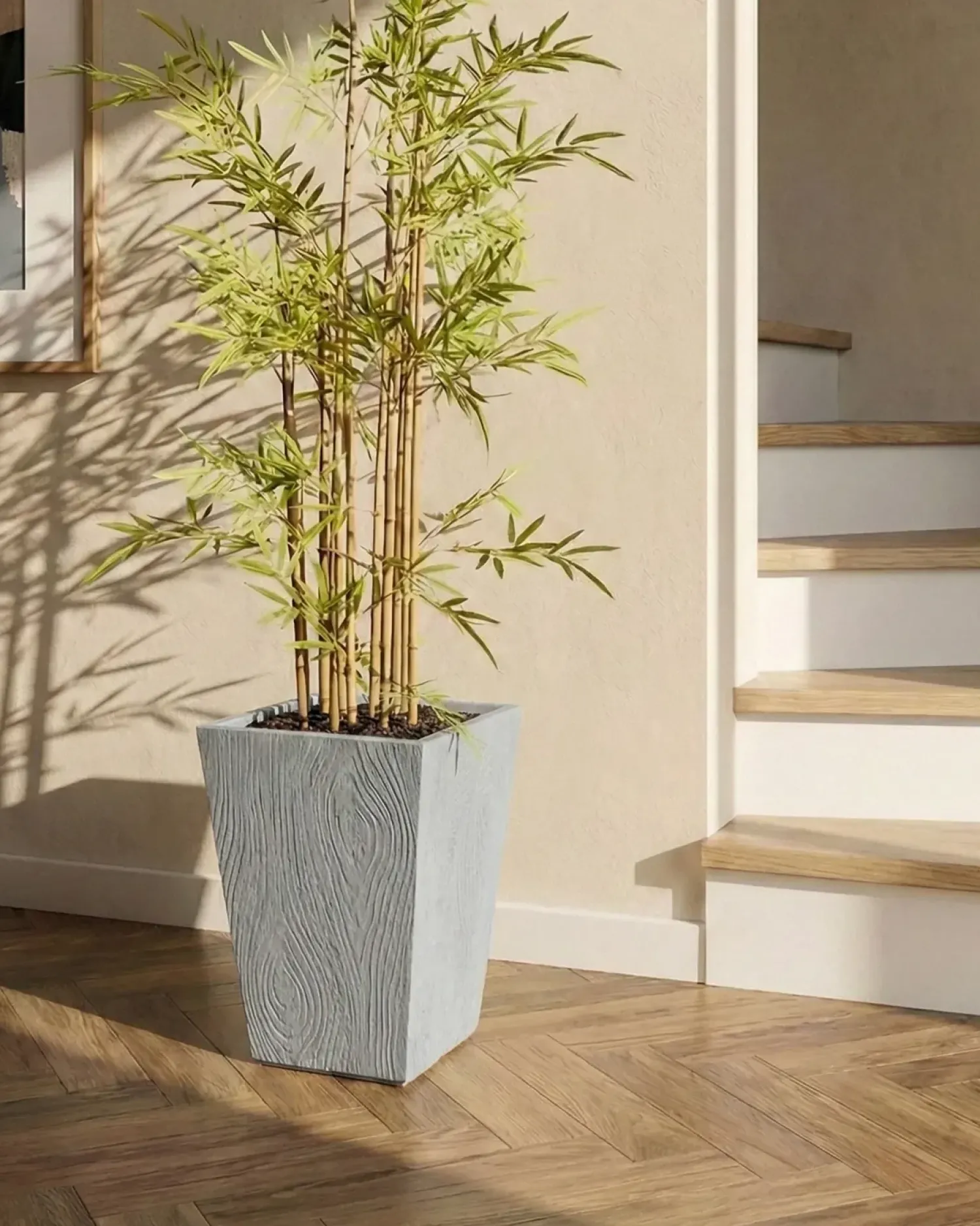 Hot Beliani Vaso per piante BAIHE 42 cm Grigio