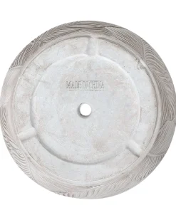 New Beliani Vaso per piante BAIYUN 42 cm chiaro Beige