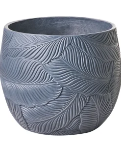 Sale Beliani Vaso per piante BAIYUN 47 cm Grigio