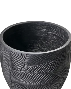 New Beliani Vaso per piante BAIYUN 42 cm Nero