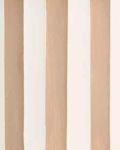 New Beliani Vaso per piante BANE Metallo 30 cm Bianco/Beige Bianco Beige