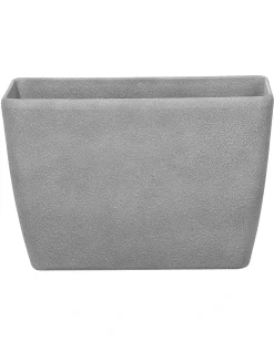 Best Beliani Vaso per piante BARIS 60 cm chiaro Grigio