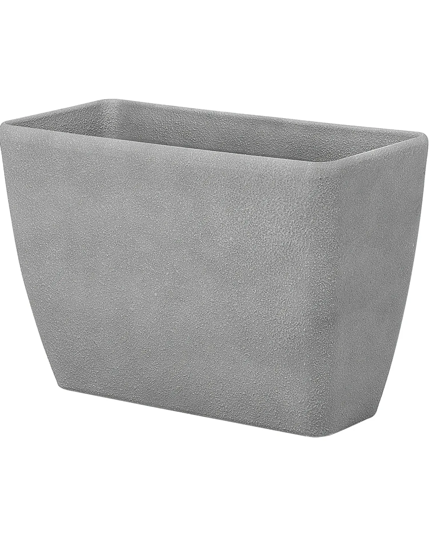 Best Beliani Vaso per piante BARIS 60 cm chiaro Grigio
