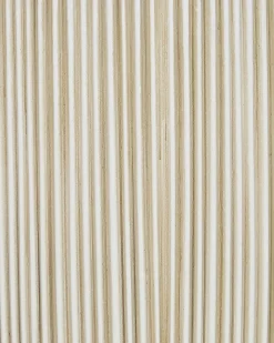 Discount Beliani Vaso per piante CHIOS 44 cm Beige Bianco Beige