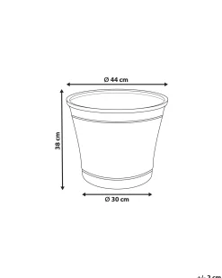 Online Beliani Vaso per piante CISTUS 44 cm Grigio