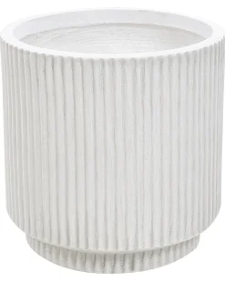 Beliani Vaso per piante DARIA sporco Bianco