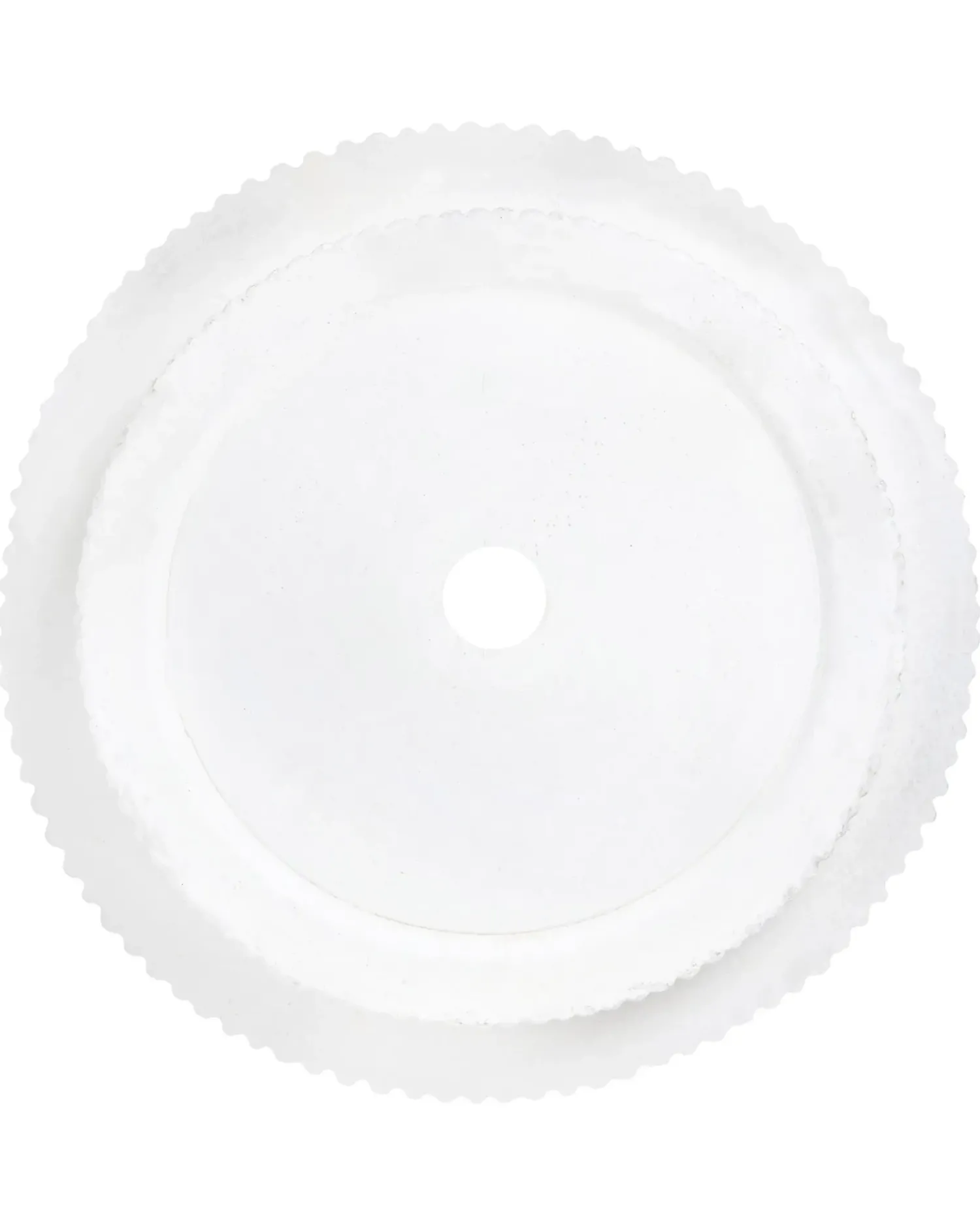 Beliani Vaso per piante DARIA sporco Bianco