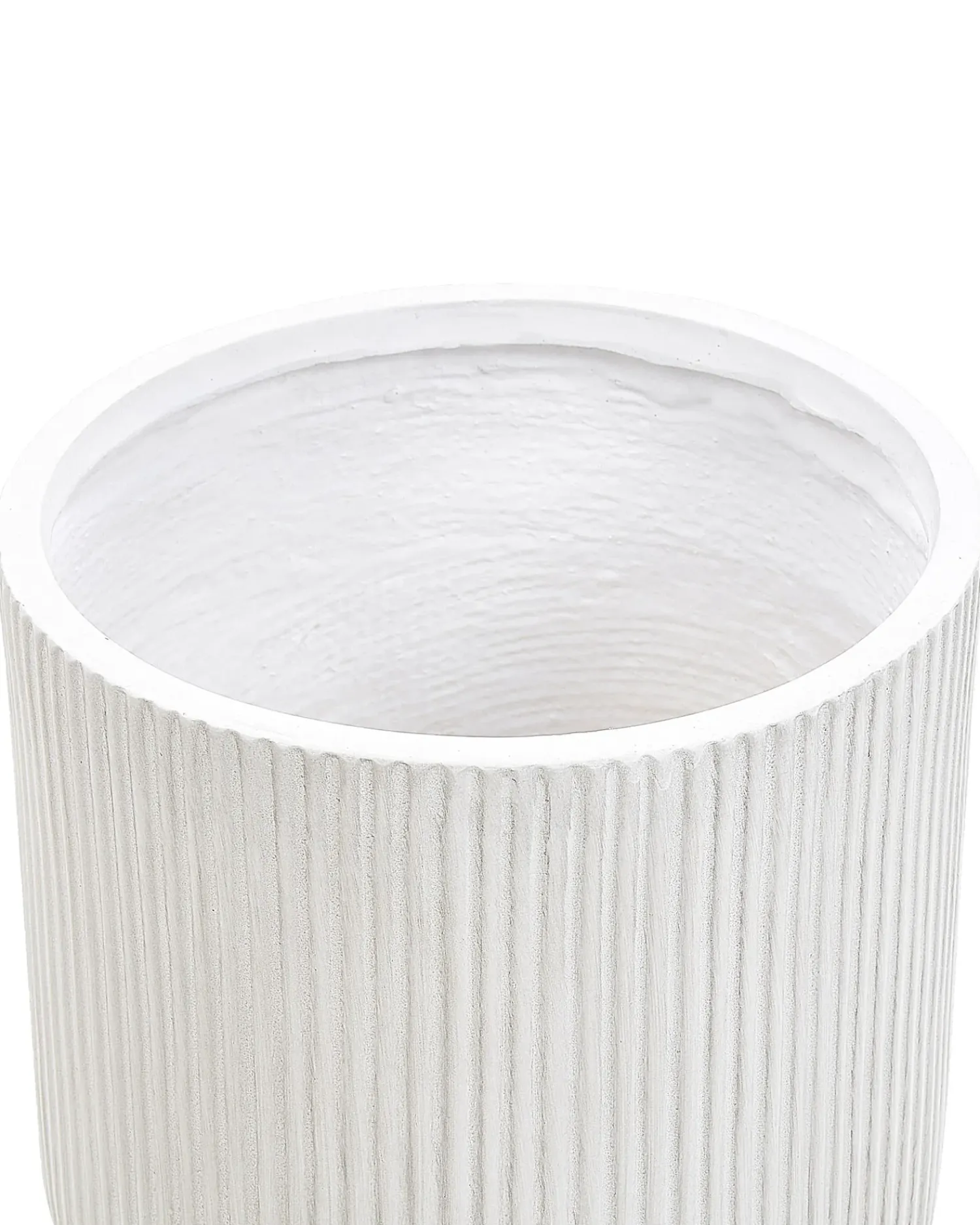 Beliani Vaso per piante DARIA sporco Bianco