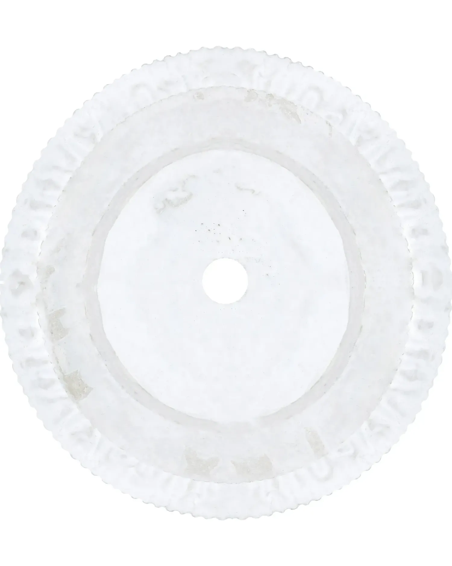 Beliani Vaso per piante DARIA sporco Bianco