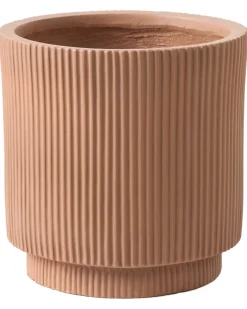 Beliani Vaso per piante DARIA Marrone