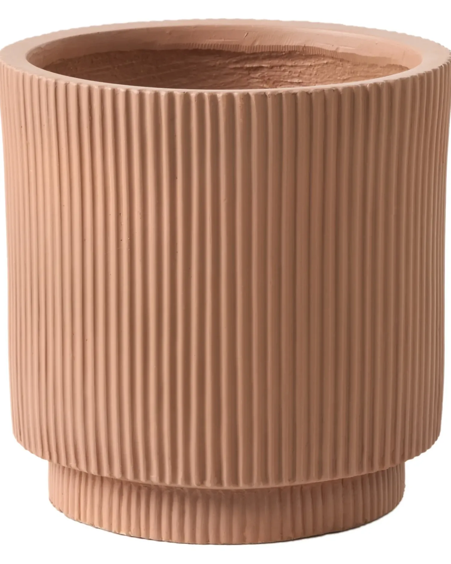 Beliani Vaso per piante DARIA Marrone