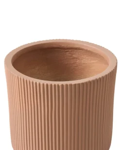 Beliani Vaso per piante DARIA Marrone