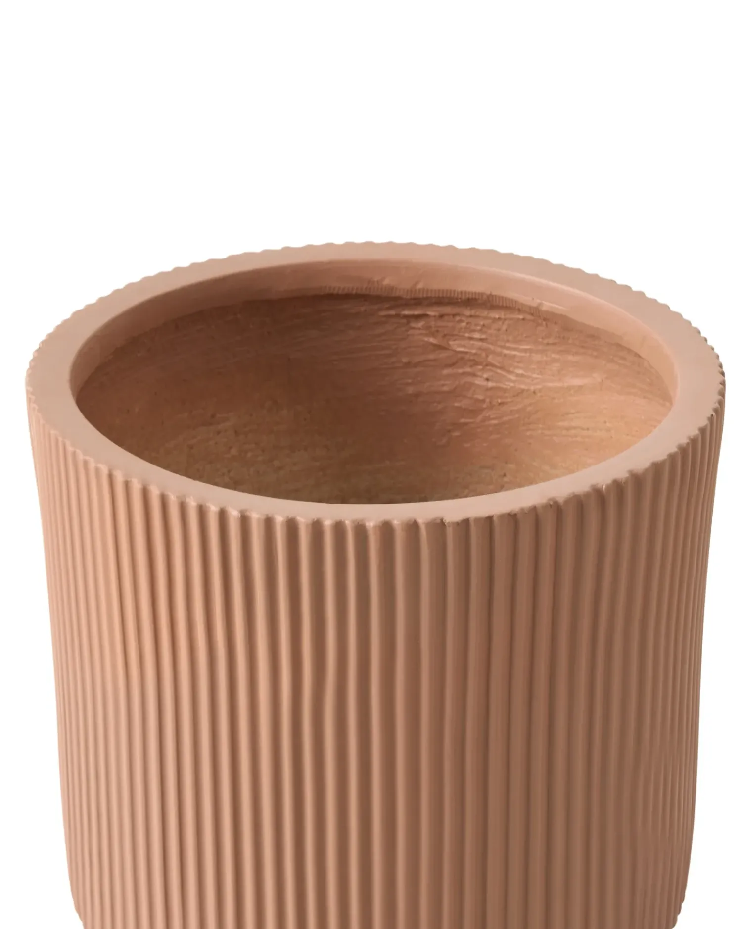 Beliani Vaso per piante DARIA Marrone