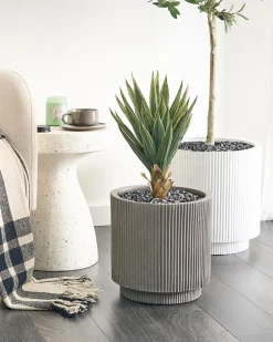Sale Beliani Vaso per piante DARIA Tortora Beige