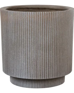 New Beliani Vaso per piante DARIA Tortora Beige