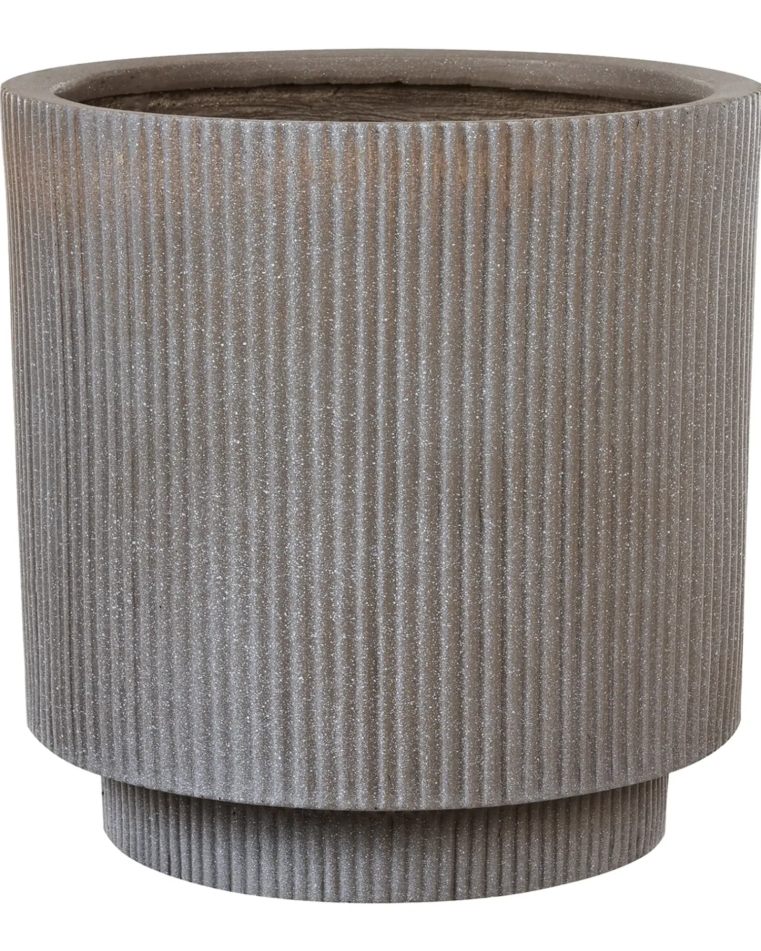 New Beliani Vaso per piante DARIA Tortora Beige