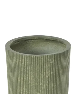 Beliani Vaso per piante DARIA oliva Verde