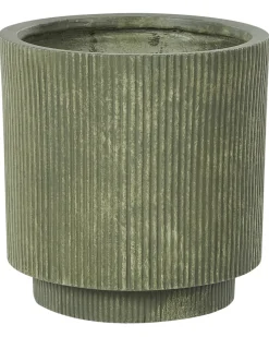 Beliani Vaso per piante DARIA oliva Verde