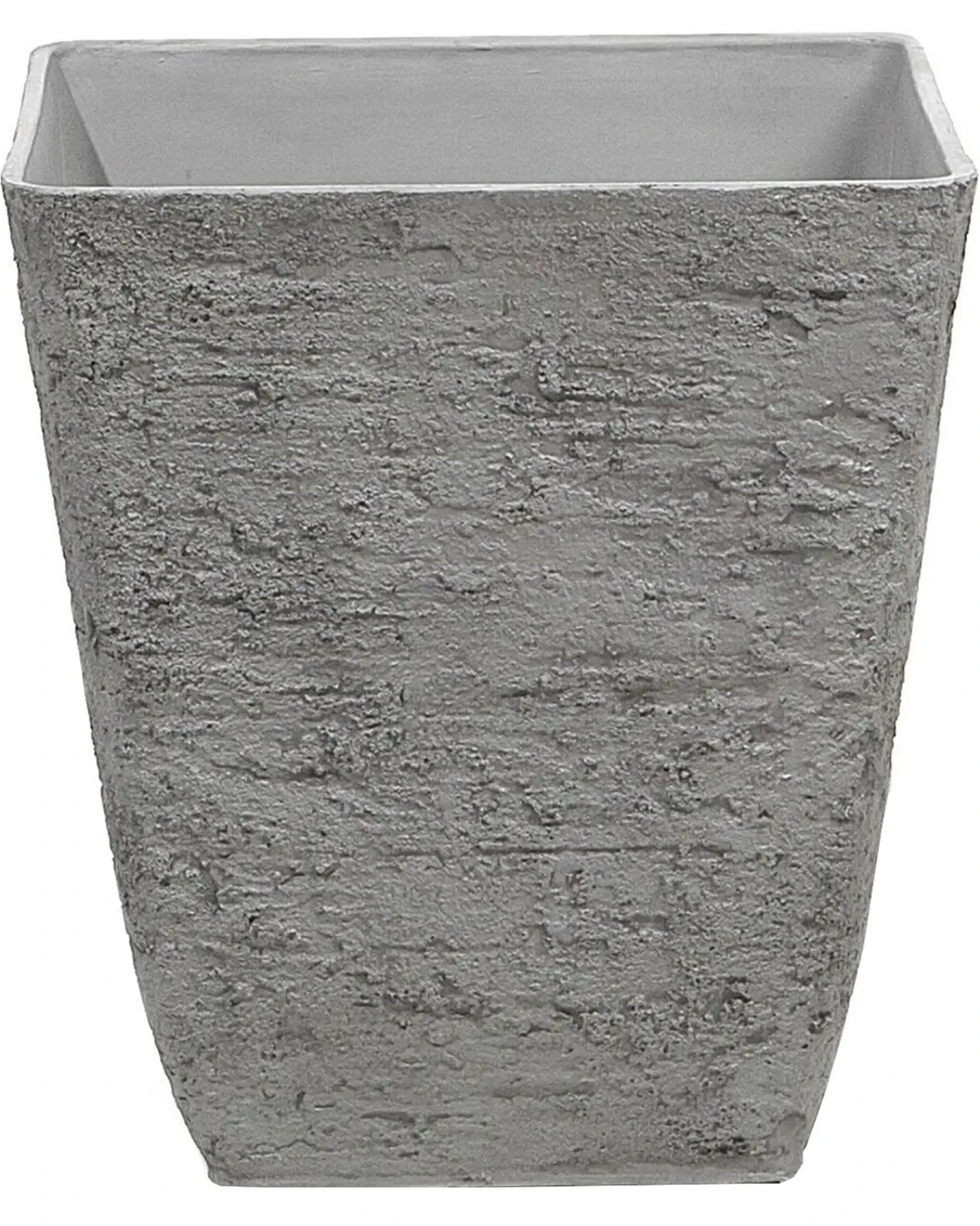 Beliani Vaso per piante DELOS 39 cm Grigio