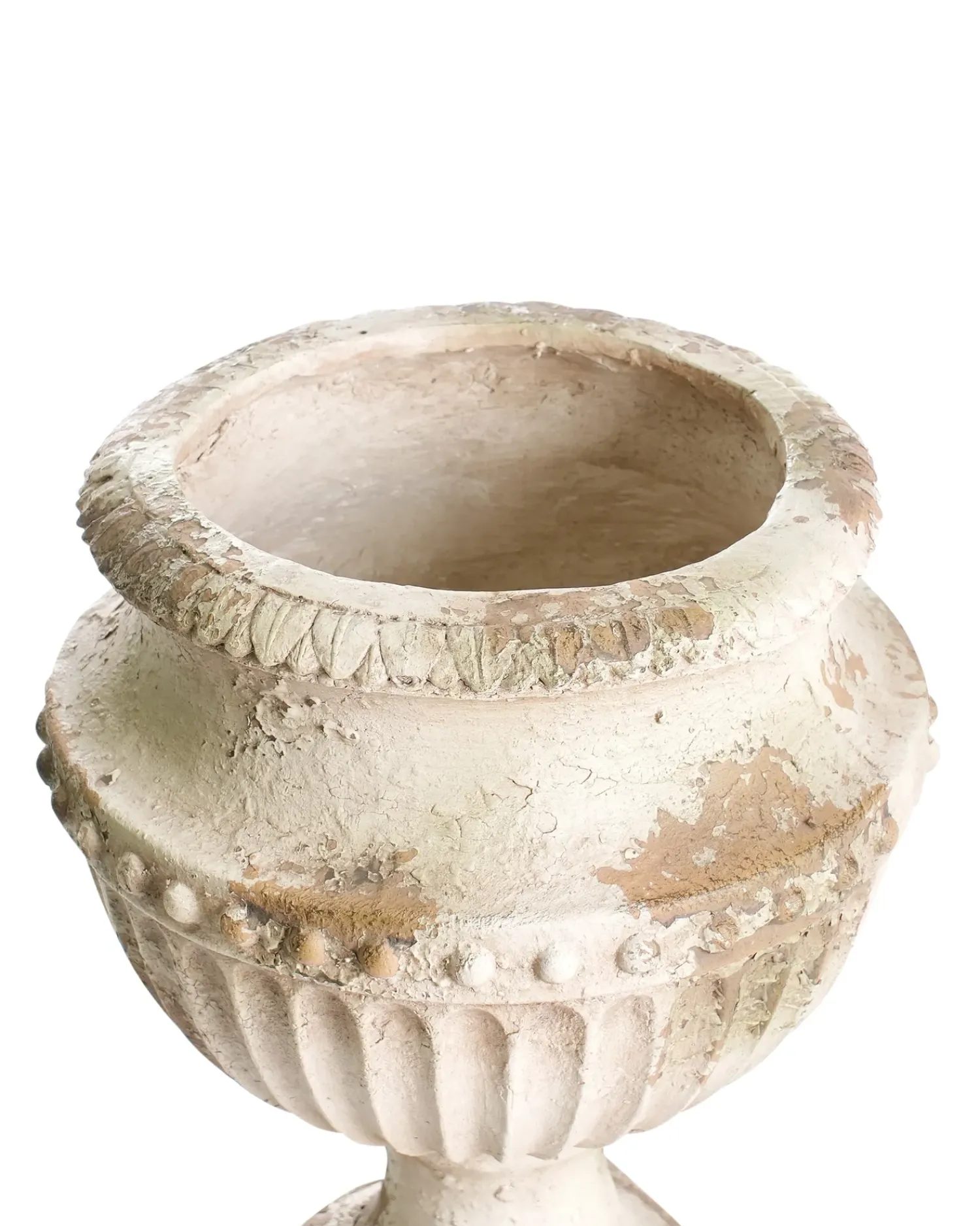 Sale Beliani Vaso per piante DESKATI 33 cm Beige