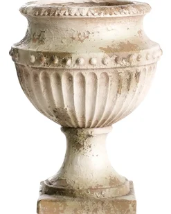 Sale Beliani Vaso per piante DESKATI 33 cm Beige