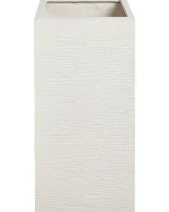 New Beliani Vaso per piante DION 40 cm chiaro Beige