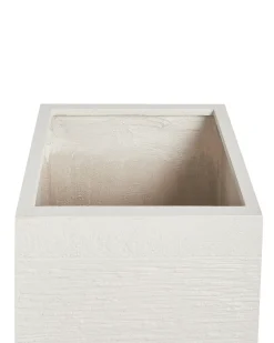 New Beliani Vaso per piante DION 40 cm chiaro Beige