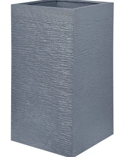 Discount Beliani Vaso per piante DION 40 cm Grigio