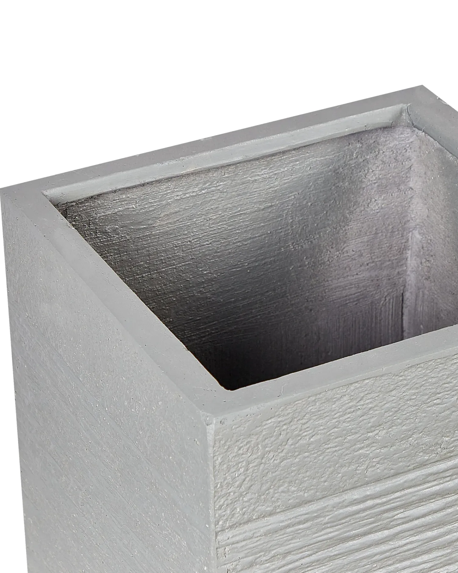 Discount Beliani Vaso per piante DION 40 cm chiaro Grigio