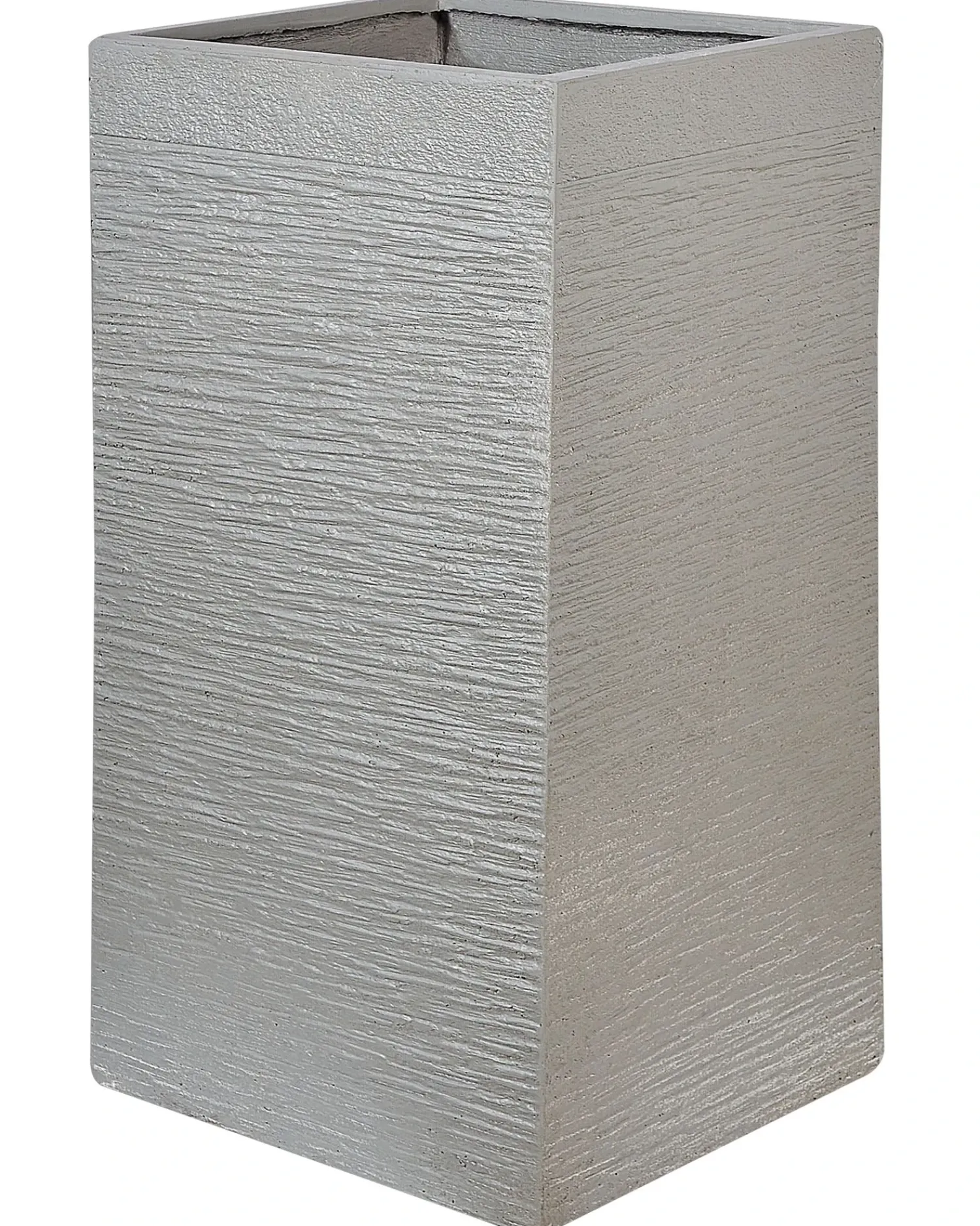 Discount Beliani Vaso per piante DION 40 cm chiaro Grigio