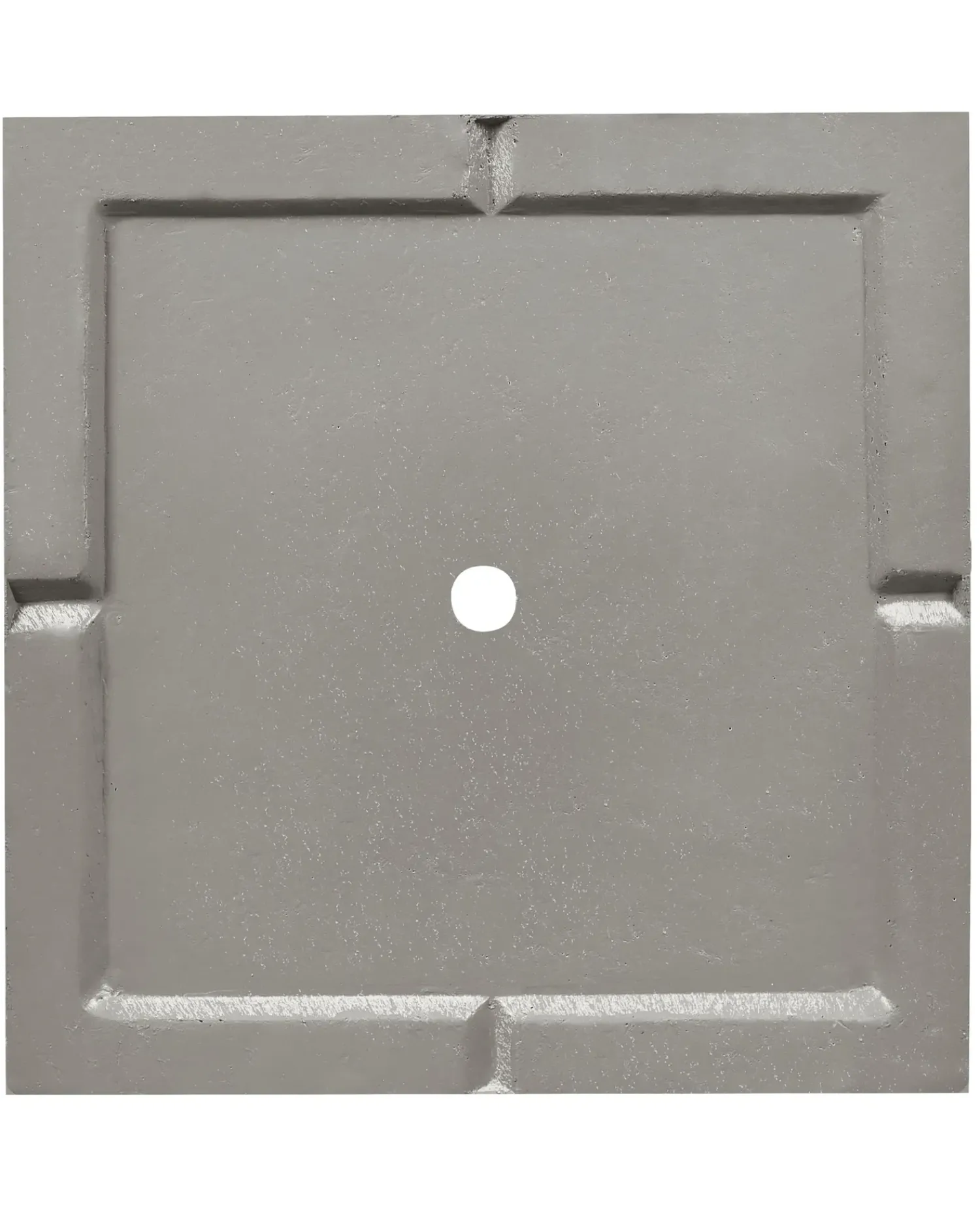 Discount Beliani Vaso per piante DION 40 cm chiaro Grigio