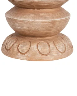 Discount Beliani Vaso per piante DISPORUM 29 cm Marrone chiaro Beige Marrone
