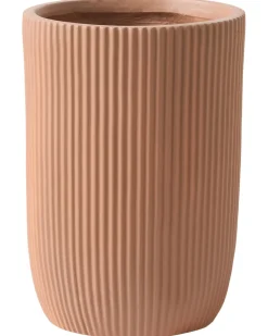 Clearance Beliani Vaso per piante EANTIO 25 cm Marrone