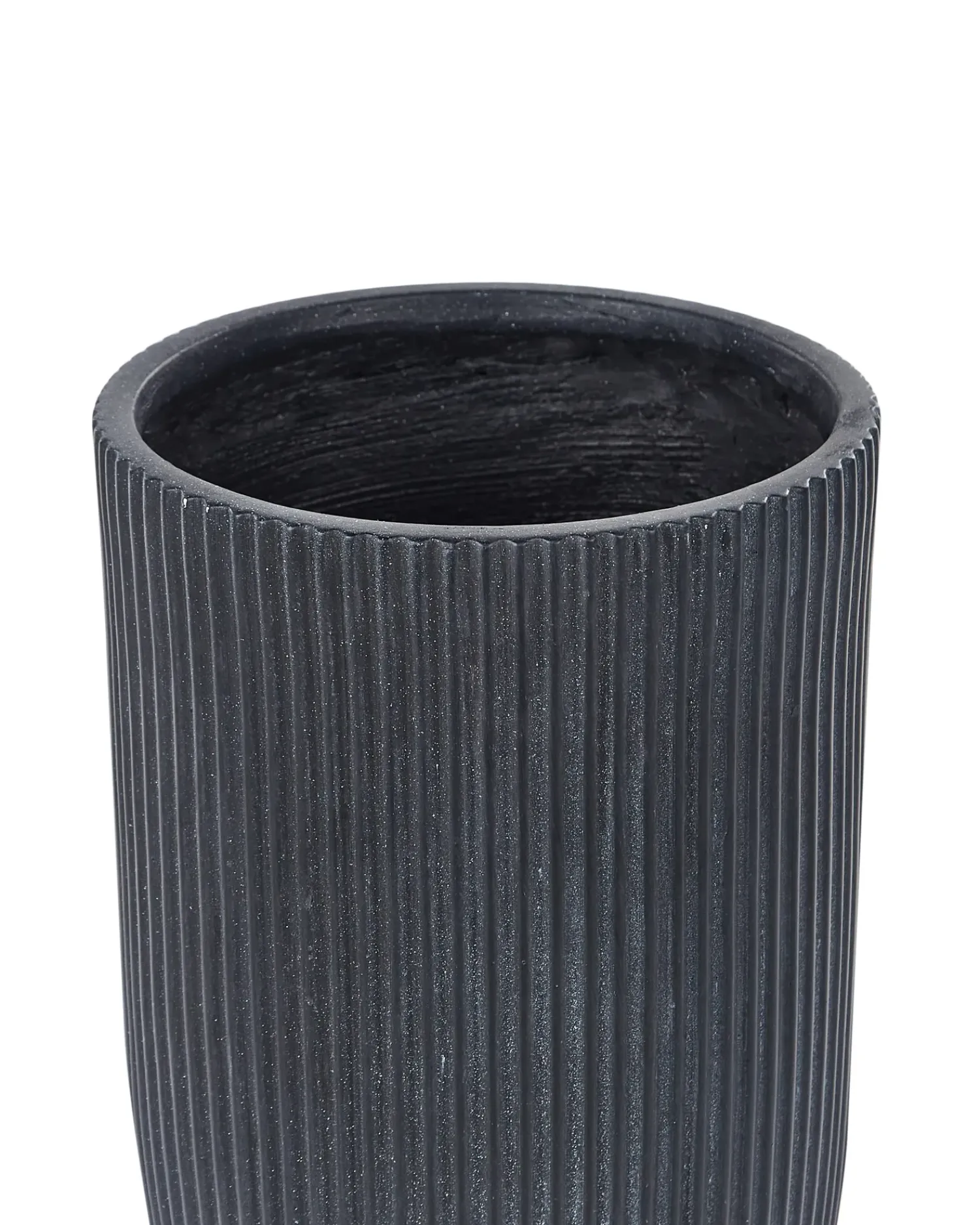 Best Beliani Vaso per piante EANTIO 25 cm Nero