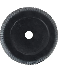 Best Beliani Vaso per piante EANTIO 25 cm Nero