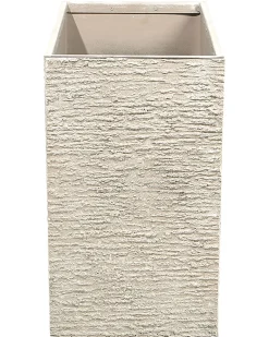 Outlet Beliani Vaso per piante EDESSA 80 cm chiaro Beige