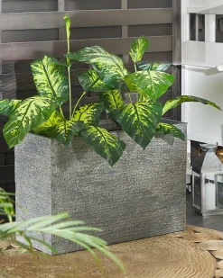 Sale Beliani Vaso per piante EDESSA 80 cm Grigio