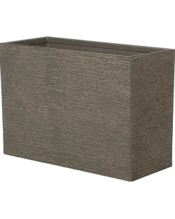 Online Beliani Vaso per piante EDESSA 80 cm scuro Marrone