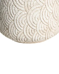 Outlet Beliani Vaso per piante ERIROS 31 cm chiaro Beige