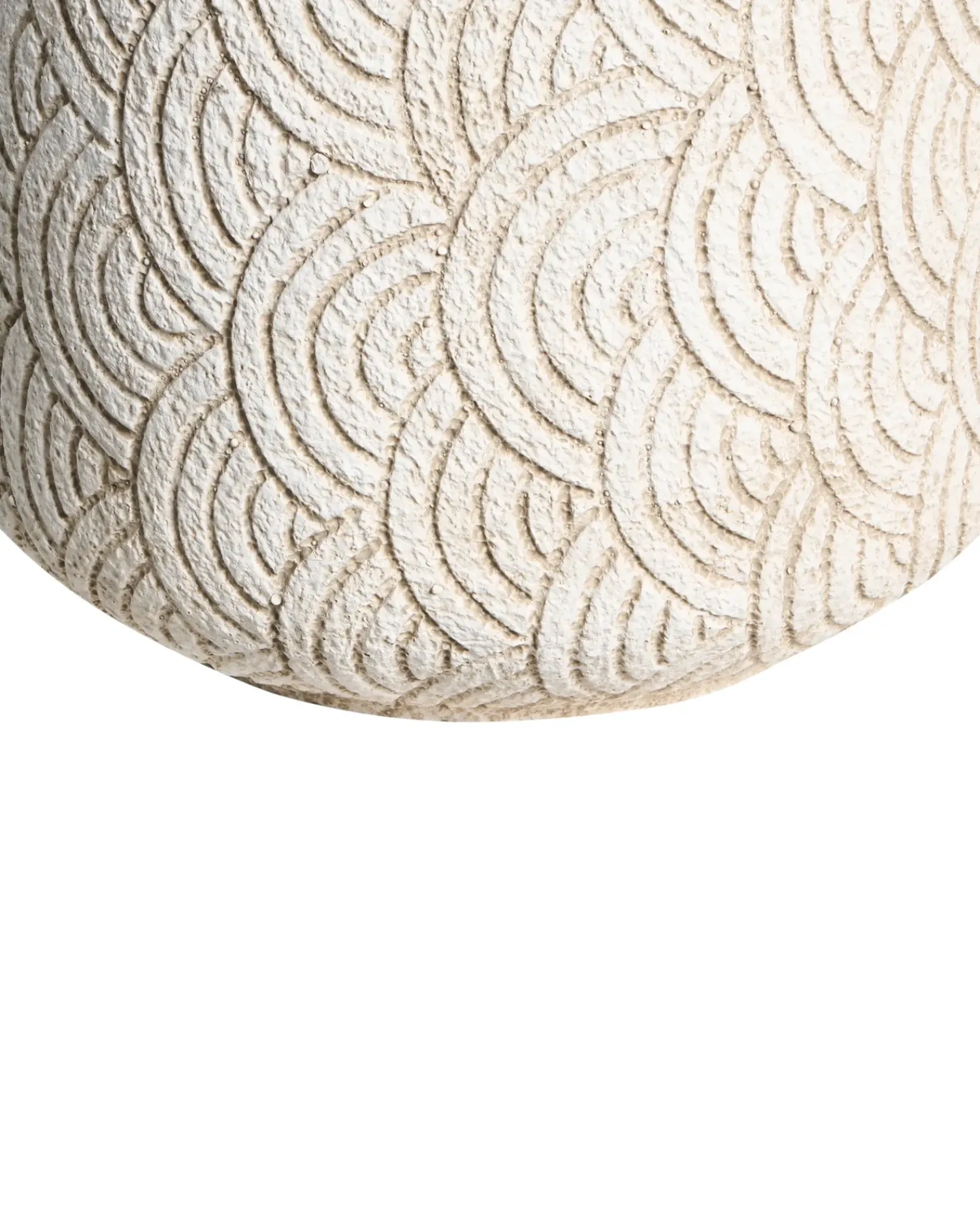 Outlet Beliani Vaso per piante ERIROS 31 cm chiaro Beige