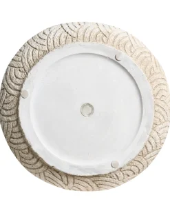 Outlet Beliani Vaso per piante ERIROS 31 cm chiaro Beige