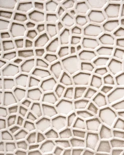 Discount Beliani Vaso per piante FEIYAN 44 cm chiaro Beige